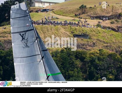 SEGELN - LOUIS VUITTON PACIFIC CUP - AUCKLAND (NZL) - 06/02/09 FOTO : GARETH COOKE / DPPI ILLUSTRATION Stockfoto