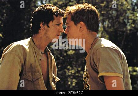 DER STRAND 2000 20th Century Fox Film mit Leonard DiCaprio rechts und Lars Arentz-Hansen (?) Stockfoto