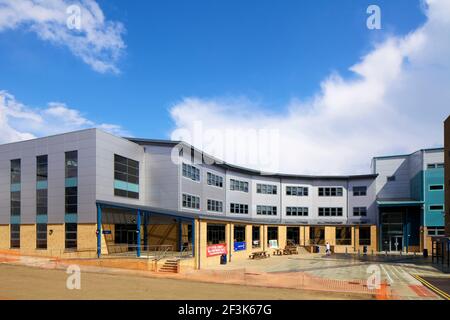 Canterbury College Campus Phase drei, Canterbury. Dritte Phase-Neubau des Canterbury College Campus. Stockfoto