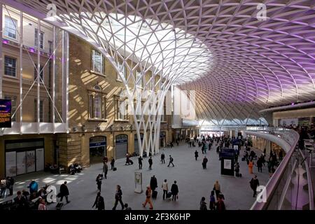 Kings Cross Station Reentwicklung, London Stockfoto
