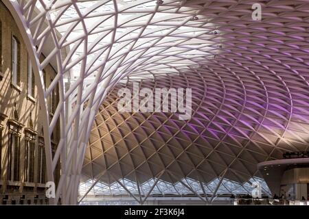 Kings Cross Station Reentwicklung, London Stockfoto