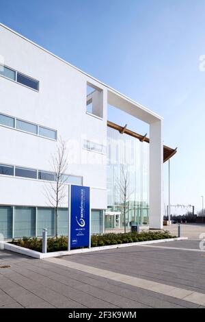 Front Elevation - Stoke on Trent College - 6th Form Zentrieren Stockfoto