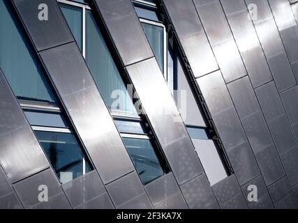 Außenansicht der Lowery Gallery, Salford Quays, Großbritannien Stockfoto