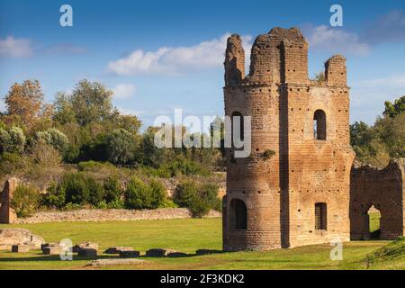 Italien, Latium, Rom, Appia, Villa de Massenzio Stockfoto