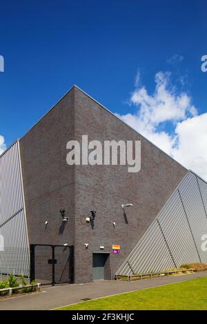 Knowsley Sportpark, Huyton, Merseyside. Neue Sport-Park und Einrichtungen, entworfen von Broadway Malyan in Knowsley Stockfoto