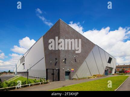 Knowsley Sportpark, Huyton, Merseyside. Neue Sport-Park und Einrichtungen, entworfen von Broadway Malyan in Knowsley Stockfoto