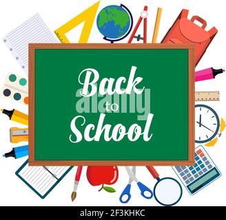 Zurück zu Schule-Hintergrund Stock Vektor