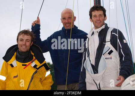 SEGELN - MINI FASTNET 2010 - DOUARNENEZ (FRA) - FOTO : GILDAS HEMON / DPPIROMAIN BOUCHET - JÖRG RIECHERS UND GUILLAUME LE BREC Stockfoto