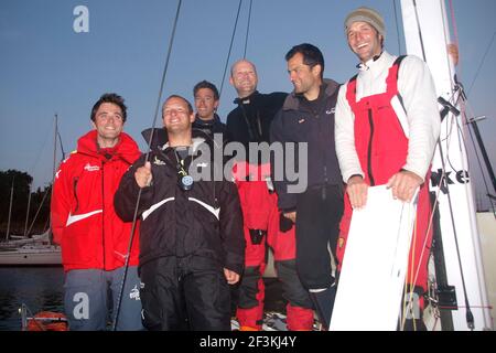 SEGELN - MINI FASTNET 2010 - DOUARNENEZ (FRA) - FOTO : GILDAS HEMON / DPPI Stockfoto