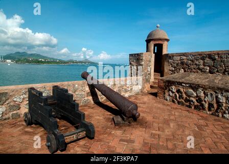 San Felipe Festung, Puerto Plata, Dominikanische Republik Stockfoto