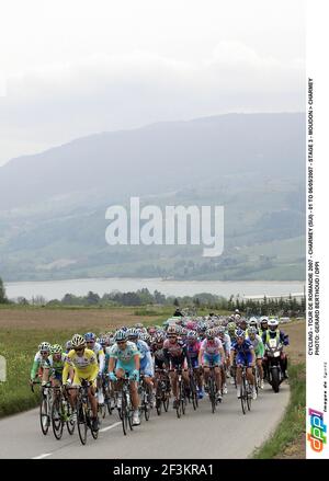 RADFAHREN - TOUR DE ROMANDIE 2007 - CHARMEY (SUI) - 01 BIS 06/05/2007 - ETAPPE 3 - MOUDON > CHARMEY FOTO: GERARD BERTHOUD / DPPI Stockfoto