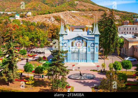 Lermontov Galerie der Staatlichen Philarmonik in Pyatigorsk, eine Kurstadt im kaukasischen Mineralwässer Region, Stawropol Region in Russland Stockfoto