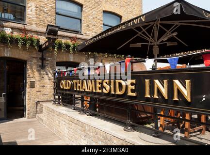 Old Thameside Inn, London Stockfoto