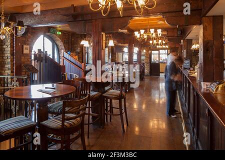 Old Thameside Inn, London Stockfoto