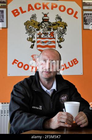 BLACKPOOL MANAGER IAN HOLLOWAY 28/4/2010. BILD DAVID ASHDOWN Stockfoto