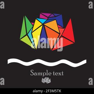 Origami-Papier versenden Stock Vektor