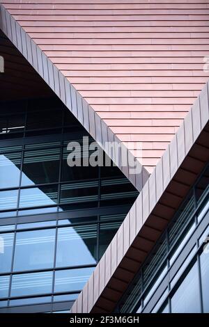 Detailansicht der University of Plymouth, Roland Levinsky Building, UK Stockfoto