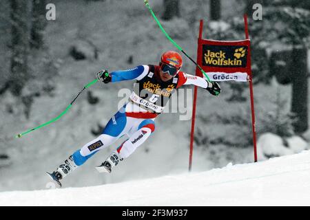 ALPINSKI - WM 2012-2013 - VAL GARDENA (ITA) - 15/12/2012 - FOTO GERARD BERTHOUD / DPPI - MÄNNER ABFAHRT - PATRICK KUENG (SUI) Stockfoto