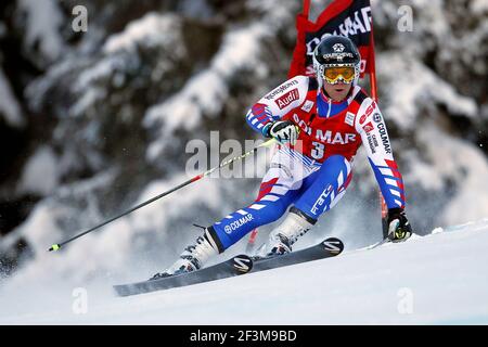 ALPINSKI - WM 2012-2013 - ALTA BADIA (ITA) - 16/12/2012 - FOTO GERARD BERTHOUD / DPPI - MÄNNER RIESENSLALOM - ALEXIS PINTURAULT (FRA) Stockfoto