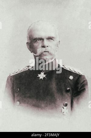 Georg Leo Graf von Caprivi de Caprera de Montecuccoli (Englisch: Graf George Leo von Caprivi, Caprera und Montecuccoli), geboren Georg Leo von Caprivi, ( Stockfoto