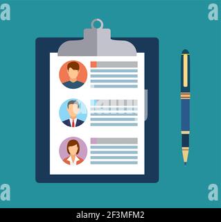 Personalmanagement-Konzept, Stock Vektor