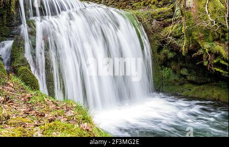 Wasserfall bei Millbeck Stockfoto