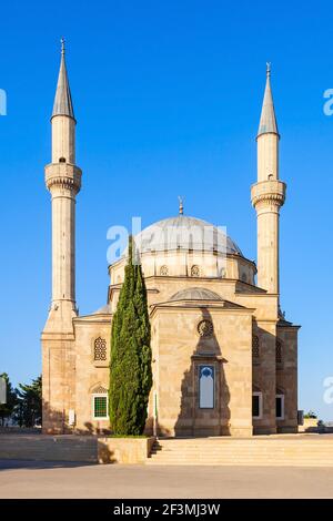 Die Moschee der Märtyrer oder Türkische Moschee ist eine Moschee in Baku, Aserbaidschan, in der Nähe der Märtyrer Lane Gasse. Stockfoto