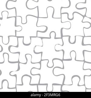 Nahtlose Muster Puzzle Stock Vektor