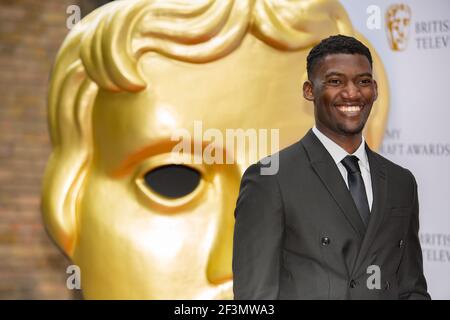 Malachi Kirby im Bild bei den British Academy Television Craft Awards, die am 28th. April 2019 in der Londoner Brauerei verliehen wurden. Bildnachweis sollte lauten: Katie Collins/EMPICS/Alamy Stockfoto