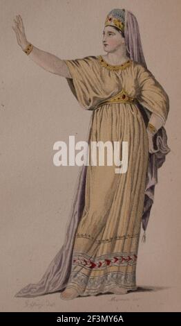 Sophonisbe, oeuvres de p. corneille,dessins de m.geffroy, editeur laplace sanchez 1873 Stockfoto
