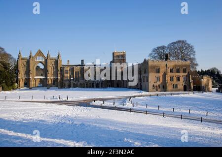 Newstead Abbey West Front, Nottinghamshire, England, UK Stockfoto