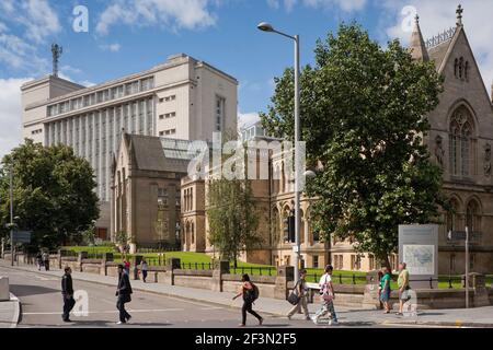 Arkwright und Newton Gebäude von Sherwood Südstraße gesehen Stockfoto