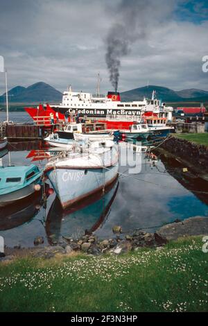 Port Askaig auf der Insel Islay Stockfoto