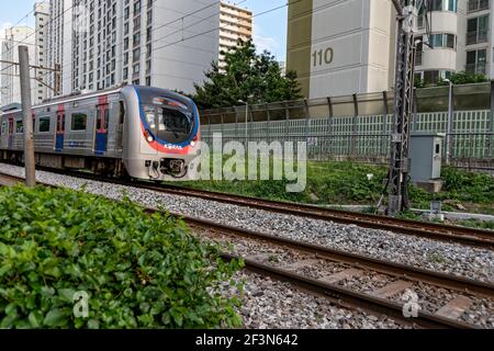Seoul, Südkorea. 26th Mai 2017. KORAIL Zug in Seoul, Südkorea. Stockfoto