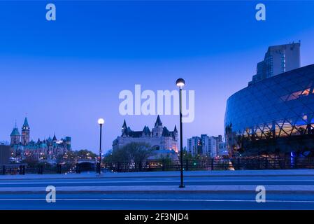 Kanada, Ontario, Ottawa, Blick auf die Skyline Stockfoto