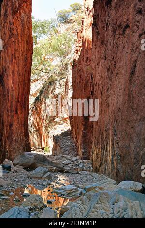 Australien, NT, Standley Chasm in McDonnell Range National Park Stockfoto