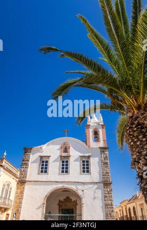 Kirche Nossa Senhora da Ajuda Tavira, Portugal Stockfoto