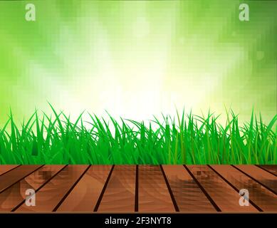 Schöner Frühlingshintergrund Stock Vektor