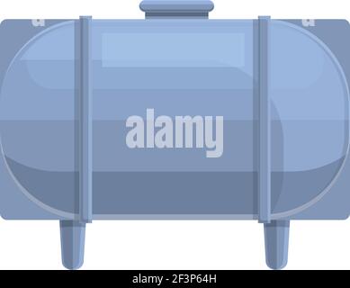 Symbol für Gerinnungskäsebehälter. Cartoon von Gerinnungskäse Tank Vektor-Symbol für Web-Design isoliert auf weißem Hintergrund Stock Vektor