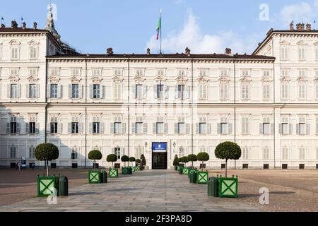 Palazzo Reale (Königlicher Palast), Turin, Italien. Stockfoto