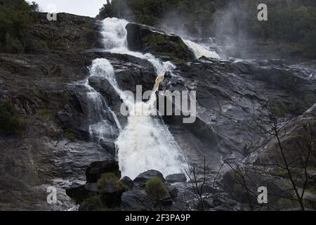 St. Columba Falls in Tasmanien Stockfoto