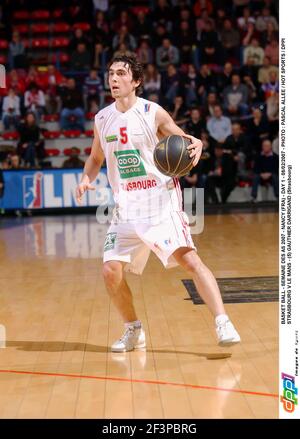 BASKETBALL - SEMAINE DES AS 2007 - NANCY (FRA) - TAG 1 - 08/02/2007 - FOTO : PASCAL ALLEE / HOT SPORTS / DPPI STRASBOURG V LE MANS - (5) GAUTHIER DARRIGAND (STRASSBURG) Stockfoto