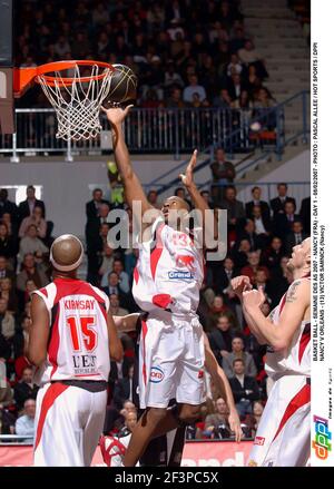 BASKETBALL - SEMAINE DES AS 2007 - NANCY (FRA) - TAG 1 - 08/02/2007 - FOTO : PASCAL ALLEE / HOT SPORTS / DPPI NANCY V ORLEANS - (13) VICTOR SAMNICK (NANCY) Stockfoto