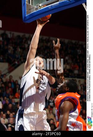 BASKETBALL - EUROLEAGUE 2006/2007 - LE MANS (FRA) - 04/01/2007 - FOTO : PASCAL ALLEE / HOT SPORTS / DPPI LE MANS V EFES PILSEN ISTANBUL - ERMAL KUQO (ISTANBUL) Stockfoto