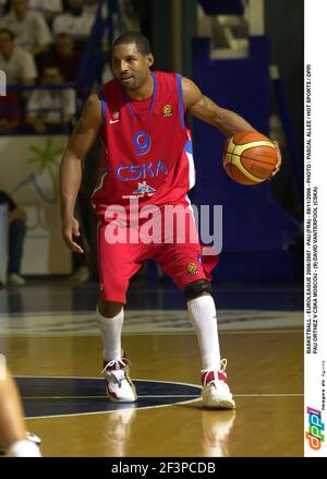 BASKETBALL - EUROLEAGUE 2006/2007 - PAU (FRA) - 08/11/2006 - FOTO : PASCAL ALLEE / HOT SPORTS / DPPI PAU ORTHEZ V CSKA MOSCOU - (9) DAVID VANTERPOOL (CSKA) Stockfoto