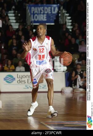 BASKETBALL - FRANZÖSISCHE MEISTERSCHAFT PRO A 2006/2007 - CHOLET (FRA) - 25/11/2006 - FOTO : PASCAL ALLEE / HOT SPORTS / DPPI CHOLET V ORLEANS - NORMAN RICHARDSON / CHOLET Stockfoto