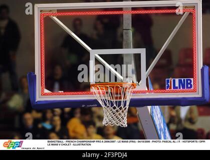 BASKETBALL - FRANZÖSISCHE MEISTERSCHAFT PRO A 2006/2007 - LE MANS (FRA) - 04/10/2006 - FOTO: PASCAL ALLEE / HOTSPORTS / DPPI LE MANS V CHOLET - ILLUSTRATION Stockfoto