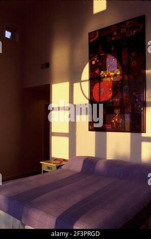 Urban Residence, Niceville Florida, Schlafzimmer, Bett, Archimax Inc Stockfoto