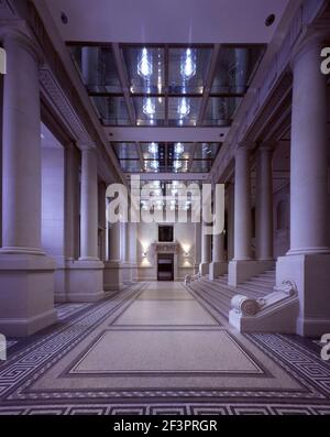 Bundesrat im em. Preußischem Herrenhaus, Berlin, Eingangshalle, Schweger+Partner, Hamburg Stockfoto