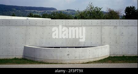 Vitra Konferenzpavillon, weil am Rhein,Teilansicht,Tadao Ando Stockfoto